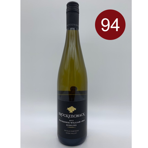 BROCKENCHACK MCKENZIE WILLIAM 1896 RIESLING 2017