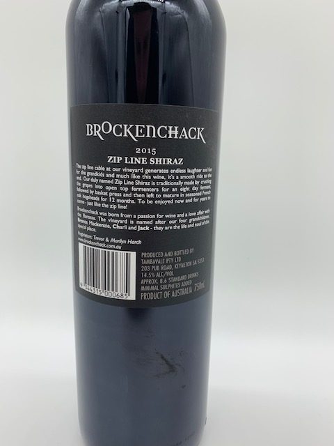 BROCKENCHACK, ZIP LINE SHIRAZ 2020