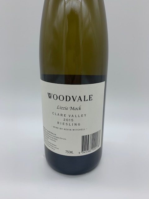 WOODVALE, LIZZIE MOCK RIESLING 2015