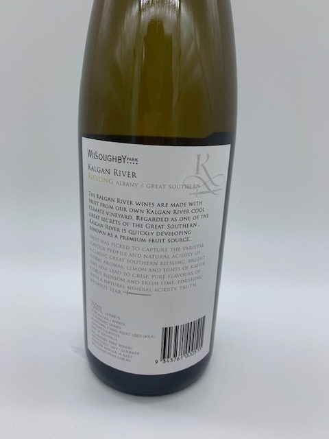 WILLOUGHBY PARK, KALGAN RIVER RIESLING 2014