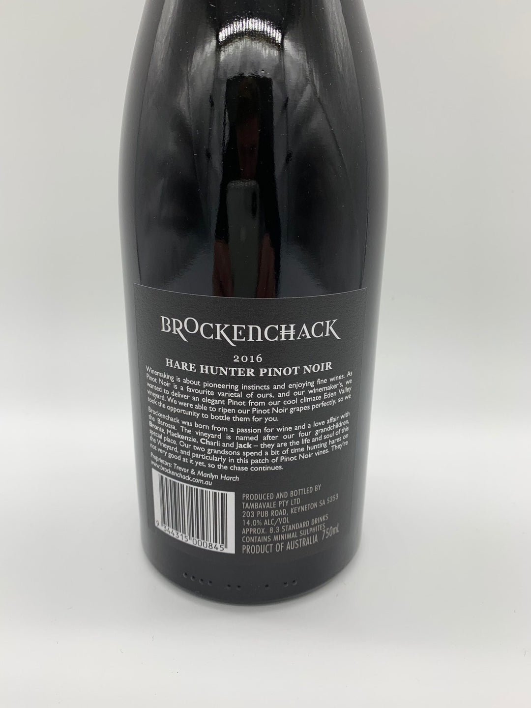 BROCKENCHACK, HARE HUNTER PINOT NOIR 2019